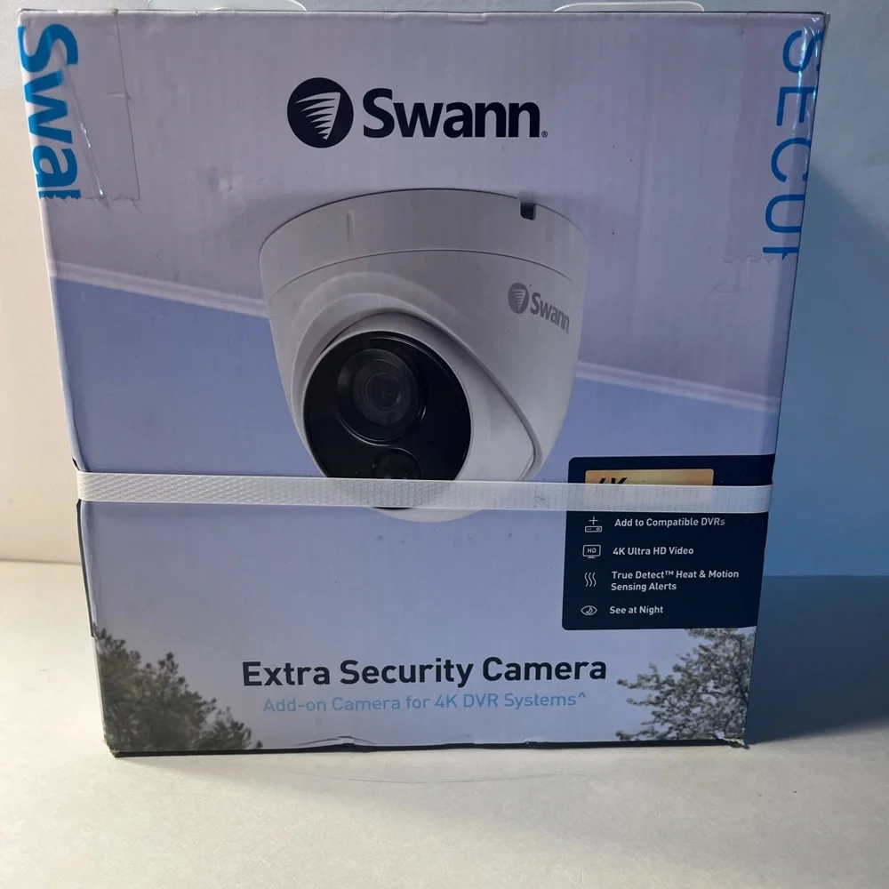 Swann 4K Dome Camera Indoor/Outdoor 1-Camera Hardwired Dome Sdhc Security System